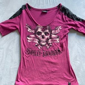 Harley Davidson womens short sleeve shirt